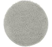 Washable Ghost Grey Shaggy Rug - Ø 100 cm