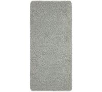 Washable Ghost Grey Shaggy Rug - 67X300 cm