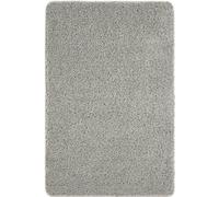 Washable Ghost Grey Shaggy Rug - 80X120 cm