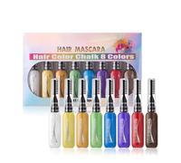Washable Hair Chalk Comb Double-Headed Quick 8 Colors