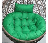Washable Hanging Egg Chair Cushion Replacement Extra Thick Soft Seat Pad with Pillow for Swing Basket Chairs Indoor Outdoor Garden Patio Chair Pads (Cushion Only) NO0590 * 90cm