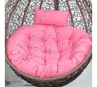 Washable Hanging Egg Chair Cushion Replacement Extra Thick Soft Seat Pad with Pillow for Swing Basket Chairs Indoor Outdoor Garden Patio Chair Pads (Cushion Only) NO0190 * 90cm
