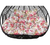 Washable Hanging Egg Chair Cushions, Double Swing Chair Cushion, Waterproof Thicken Hanging Basket Seat Cushion, Hanging Hammock Chair Cushion 150x110cm/59x43in(K)