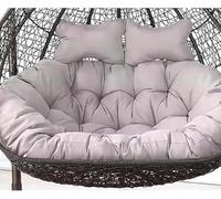 Washable Hanging Egg Chair Cushions Replacement, Double Swing Chair Cushion, Waterproof Thicken Hanging Basket Seat Cushion, Hanging Hammock Chair Cushion Only67x47in/170x120cm(P)