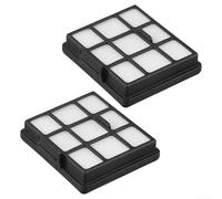 Washable HEPA filter for Basics Bagless Vacuum Cleaner 16H-71EU4, VCM43B16H, engineered for consistent dust filtration and prolonged filter life (2 PACK)