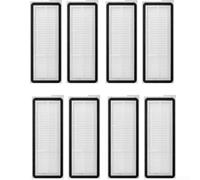 Washable HEPA Filter for Roborock QV 35A, QV 35S, for QREVO L, 99.97% Dust Capture, Easy Install, 8-Pack Strainer for Pet Homes