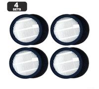 Washable Hepa Filter Kit For Laresar For Elite 3 For WLUPEL KBHO15 Vacuum Cleaners, Replacement Filters Capture Fine Dust Particles, For Clean Fresh Air In Pet Or Child Friendly Homes(4/PACK)