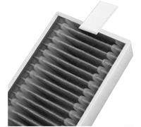 Washable HEPA Filter Replacement for Ecovacs X8 X8PRO Robotic Cleaner High Efficiency Dust Trap White Black 3.9x8.4cm(Black)