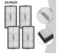 Washable HEPA Filter Set for Roborock For Saros 10R Vacuum Cleaner, Replacement Pack of 2/4 Filters for Better Dust Filtration and Hygiene (4 PACK)