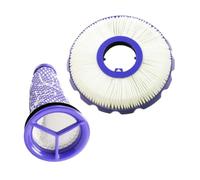 Washable HEPA Pre & Post Motor Filter Kit foo Dyson DC50 DC50i Vacuum Hoover Cleaner Compatible with Animal Total Clean Multi Floor Models Alternative to Parts 965081-01 965080-01 (Purple)