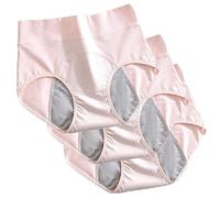 Washable Incontinence Pants, Menstrual Underwear for Women Leak Proof Protective Briefs, Women's Washable Urinary Incontinence Underwear Cotton Reusable