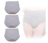 Washable Incontinence Underwear,Women's Leak-Free Period Panties,Unique 3-Layer Gusset,Absorbent Incontinence Briefs,Extra Protection Cotton Comfortable Breathable Knickers
