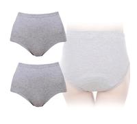 Washable Incontinence Underwear,Women's Leak-Free Period Panties,Unique 3-Layer Gusset,Absorbent Incontinence Briefs,Extra Protection Cotton Comfortable Breathable Knickers
