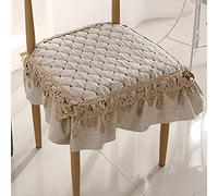 Washable Kitchen Chair Cushions 8 Pack Elegant Foam Cushions for Modern Rocking Chairs Living Room Patio & Restaurant 45 x 45 cm Pastoral Style Comfort