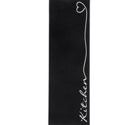 Washable Kitchen Runner - Black Colour 50x150 cm - Black