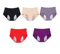 Washable Leak Proof Underwear for Women Over 60 Reusable Incontinence Panties Soft-Fit Comfort Briefs for Light Bladder Leakage