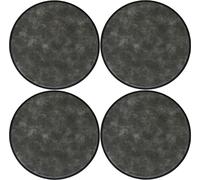 Washable Leather Chair CushionsNonSlip Comfortable Seat Pads for Dining Room & Kitchen4Pack Dark Gray 30cmPerfect for Stools & Benches