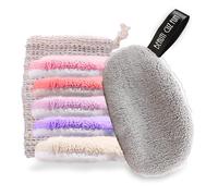 Washable Make-Up Pads, 12.5 x 8 cm, Set of 6 Reusable Laundry Mats for Deep Pore Cleansing, Laundry Mat Make-Up Pads, Gentle Facial Cleansing and Makeup Removal