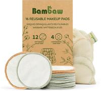 Bambaw Reusable Make-up Remover Pads - 16 Pcs