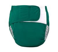 Washable Men Women Incontinence Nappies Underwear Brief, Adjustable Pocket Diapers, Comfortable and Breathable Suitable for The Elderly(Green)