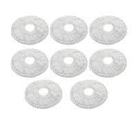 Washable Microfiber Mop Cloths For Midea V12Pro Robot Vacuum With Quick-Snap Design For Easy Swapping(8pcs)