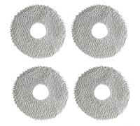 Washable Microfiber Mop Pads Compatible With For Xiaomi For Mijia B116 X20 PLUS Robot Vacuum - Dense Fabric For Dust And Pet Hair(4pcs)