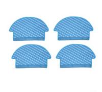 Washable Microfiber Mop Pads for Ecovacs DN520 DN33 DN36 DN55 Robot Vacuum Cleaners, Efficient Dirt Removal 4 or 10 Pack(A)