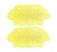 Washable Microfiber Mop Pads for Karcher RCV 3 and RV3 Robot Vacuum Cleaner | Reusable Soft Cleaning Cloths | For Easy Install Replacement Parts for Pet Hair and Hard Floors(2 PACK)