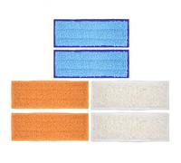 Washable Mop Cloth,Compatible for Roomba,Compatible for Braava,Jet 240 241 245 250 Robotic Vacuum Cleaner Wet Pad Dry Damp Spare Parts Reusable Refills(6pcs)