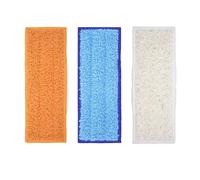 Washable Mop Cloth,Compatible for Roomba,Compatible for Braava,Jet 240 241 245 250 Robotic Vacuum Cleaner Wet Pad Dry Damp Spare Parts Reusable Refills(3pcs)