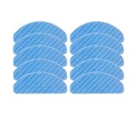 Washable Mop Cloth Pads， Compatible for Ecovacs，Compatible for Deebot ，Ozmo T8 AIVI Max T9 Power N8 N9,Fittings(10pcs)