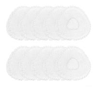 Washable Mop Cloths Replacement Compatible with For NARWAL For Freo X10 Pro / YJCC027 Robot Vacuum Cleaner - Microfiber Cleaning Pads for Home Floors, Pack of 4 or 10 (10 PACK)