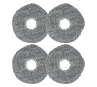 Washable Mop Pads for Eufy X9 Pro X10 Pro - Reusable Microfiber Cloths Robot Vacuum Accessories Hard Floor Cleaning for tile Wood Stone 4 Pack(4 PACK)