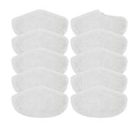 Washable Mop Rags,Compatible for Polti Kit Vaporetto,PAEU0332 Steam Vacuum Cleaner Microfibre Mops Cloth Replacement Parts Accessories(10pcs)