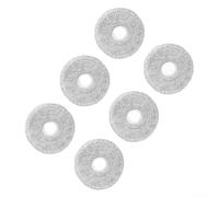 Washable Mopping Sheets for MOVA E40 Ultra Robot Vacuum Cleaner, Microfiber Replacement Mop Pads, Reusable Floor Wipes for Pet Hair and Hard Floors, 6 Pack