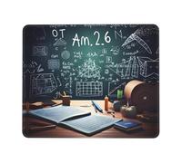 Washable Mouse Pad, Formulas Shapes Theory Math Lesson Word Office Mousepad Modern Desk Mats 25X30cm for Computer Work Studying