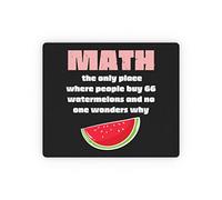 Washable Mouse Pad, Funny Saying Mathematics The Only Place Teacher School Gaming Mousepad Rubber Keyboard Pad 25X30cm for Studying Office PC
