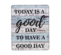 Washable Mouse Pad, Today is A Good Day to Have A Good Day Office Mousepad Comfortable Desk Mats 25X30cm for Computer Gamer Work