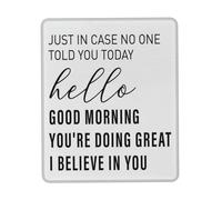 Washable Mouse Pad, You're Doing Great I Believe in You Inspirational Quotes Gaming Mousepad Professional Keyboard Pad 25X30cm for Typing Work Gamer