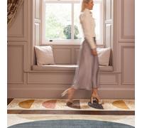 Washable Multi-Coloured Geometric Rug - 185 x 120 cm - Eclipse - Origins