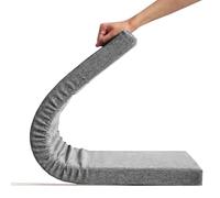 Washable Non Slip Bench Cushion for Outdoor & Indoor Furniture Removable Swing Seat Cushion for Garden Patio ill Grey 125x55x5 cm