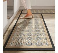 Washable NonSlip Kitchen Rug Super Absorbent Kitchen Mat Classic Design for Dining Room Bathroom & Salon 45x120cm Perfect for Home Decor