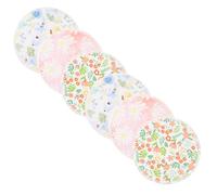 Washable Nursing Pads for Breastfeeding, Breathable Bamboo Fiber 6pcs | Reusable Maternity Pads, Delicate Appearance Design, Practical Absorb-milk Layer, Assortment Random Style