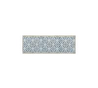 My Mat Nylon Indoor Pattern My Harlequin Tile Blue Runner 50X150, Blue