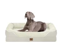 Washable Orthopedic Large Dog Bed Removable Waterproof Bolster Cover Machine Washable Extra Large Dog Beds Foam Support XL