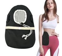 Washable Ostomy Bag Covers - Reusable Waterproof Colostomy/Stoma Bag Covers with Odor Control - Waterproof Ostomy Bag Shower Cover,Universal Fit for Ileostomy/Urostomy (Black)