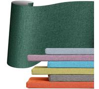 Washable Outdoor Bench Cush Covers, 150x50cm, Linen Fabric, Green Replacement Covers for 5cm Thick Garden Seat Pads, and Slish Bench Cushs.