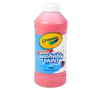 Washable Paint, Red, 16 oz