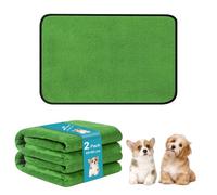 Washable Pee Pad - 60 x 45 cm / 23.6 x 17.7 inch, 2 Pack Reusable Training Mats for Dog Puppy, Quick Absorbent Leak-Proof Non-Slip Pet Mat for Floor, Home, Travel, Car