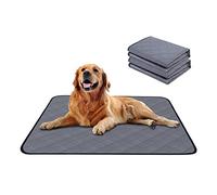 Washable Pee Pads for Dogs, 2 Pack Non-Slip & Waterproof Pack Whelping Pad, Reusable Washable Puppy Potty Training Pad with Fast Absorbent (90*75CM)